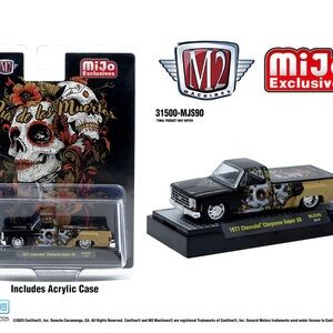 M2 Machines 1:64 1977 Chevrolet Cheyenne Super 30 “Dia De Los Muertos” 2025